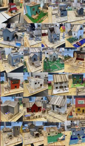 Bilder av ferdige hus: